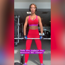 Tamara Gorro cuenta en Instagram su rutina deportista