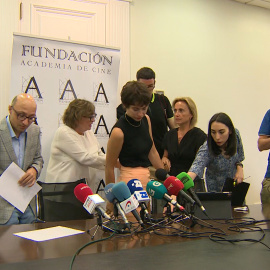 Fundación Academia de Cine en rueda de prensa