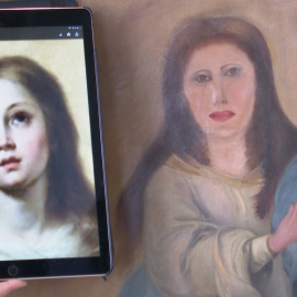 Dueño de la copia desfigurada de una Inmaculada se muestra "atónito"