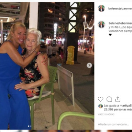 Belén Esteban termina sus vacaciones en Benidorm junto a su madre