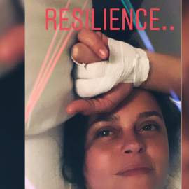 Shaila Dúrcal comparte con sus seguidores una foto preocupante