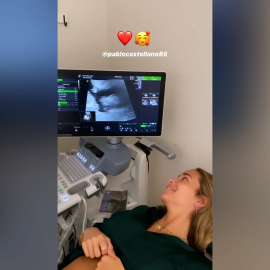 María Pombo se emociona con la primera ecografía del embarazo