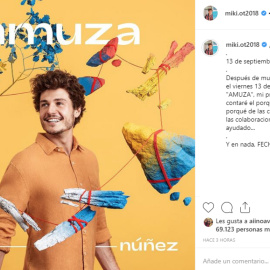 Miki Núñez anuncia el nombre y la fecha de su primer disco 