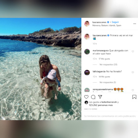 Laura Escanes disfruta de unos días de vacaciones en Menorca