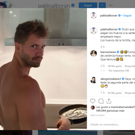 Pablo Alborán enciende las redes con su desayuno