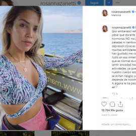 Rosanna Zanetti retoma una de sus pasiones tras la maternidad