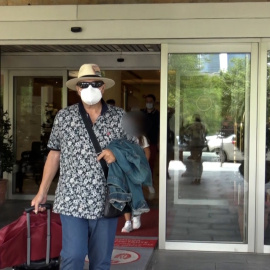 Amador Mohedano, emotivo reencuentro con sus hijos y sus nietos