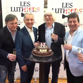 Presentación del espectáculo de Les Luthiers 'Viejos Hazmerreíres' en Sevilla