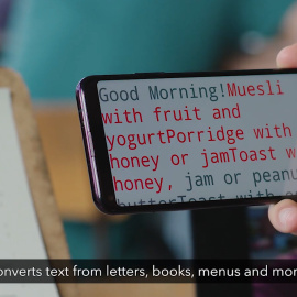 Honor crea una 'app' para las personas con discapacidad visual