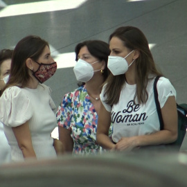 Francisco Rivera, Lourdes Montes y Eva González, encuentro fortuito en el AVE