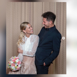 Simeone y Carla Pereyra se casan (por segunda vez) 