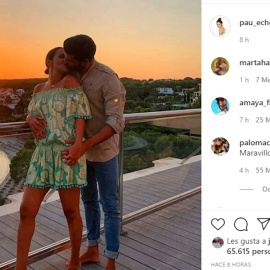 Paula Echevarría y Miguel Torres presumen su amor por Menorca