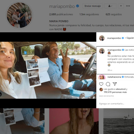 María Pombo confirma que está esperando un niño que se llamará Martín