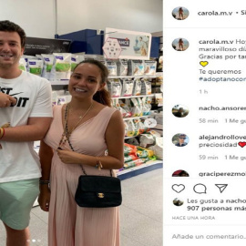 Carolina Monje recuerda uno de sus días más especiales junto a Aless Lequio