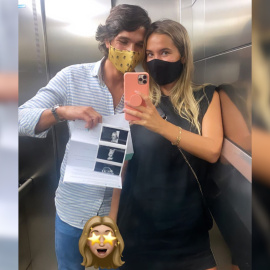 María Pombo, emocionada al ver por primera vez la carita de Martín