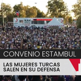 Las mujeres turcas se manifiestan para defender el Convenio de Estambul