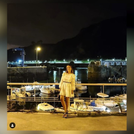 Paula Echevarría disfruta en Candás (Asturias), su pueblo natal