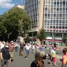 Los pensionistas vuelven a manifestarse en Bilbao