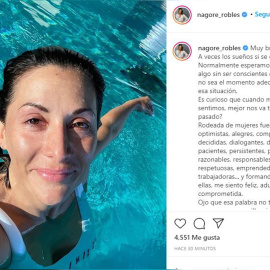 Nagore Roble, más sincera que nunca, reflexiona acerca de en quién se ha convertido