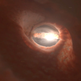 Los sistemas estelares pueden nacer al revés