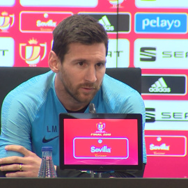 Leo Messi anuncia que sigue en el FC Barcelona