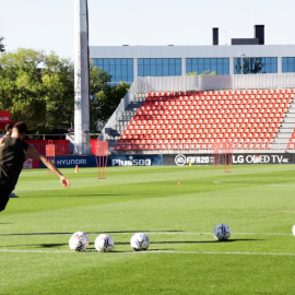 Entrenamiento del Atlético de Madrid