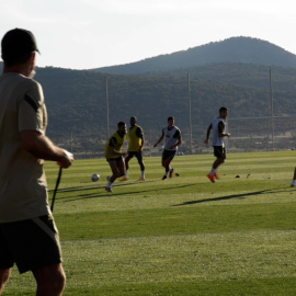 Entrenamiento del Atlético de Madrid