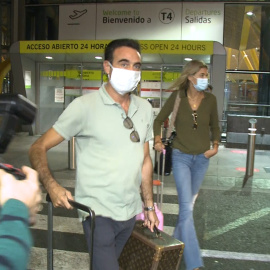 Enrique Ponce y Ana Soria llegan a Madrid tras pasar el fin de semana juntos