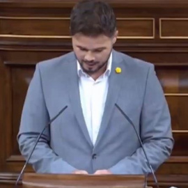 Gabriel Rufián, a Vox: "Se sitúan en quinto de cuñadismo"