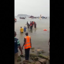 Un avión de pasajeros se estrella en el Lago Victoria de Tanzania
