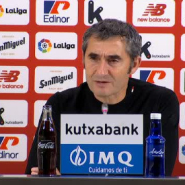 Valverde: "Nos estamos haciendo fuertes en San Mamés"