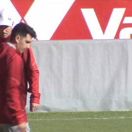 El Sevilla prepara el partido de la primera ronda de la Copa ante el Velarde