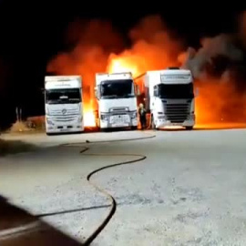 Normalidad y sin apenas incidentes el primer día del paro del transporte