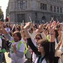 La multitudinaria manifestación no altera los planes de Sanidad de la Comunidad de Madrid