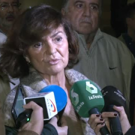 Carmen Calvo califica de "muy preocupante" lo ocurrido con la ley del "solo sí es sí"