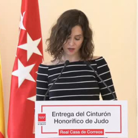 Ayuso celebra la desconvocatoria de la huelga sanitaria