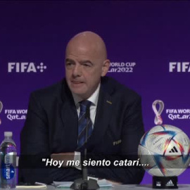 Infantino desde Catar: "Hoy me siento gay, hoy me siento discapacitado, hoy me siento trabajador migrante"