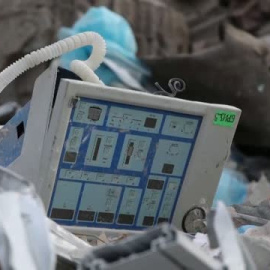 Muere un bebé recién nacido en un bombardeo a un hospital de Ucrania