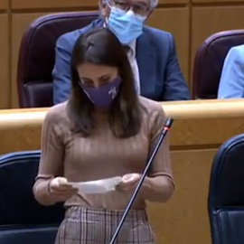 Irene Montero defiende los nuevos nombramientos de su equipo en el Ministerio de Igualdad: “Si no sabe distinguir entre un corrupto y una defensora de los derechos humanos, el problema lo tiene usted”