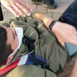 Imágenes grabadas por el periodista Fermín Grodira