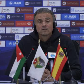 Luis Enrique: "Somos la séptima del ranking FIFA y nuestro objetivo es jugar siete partidos en Catar"