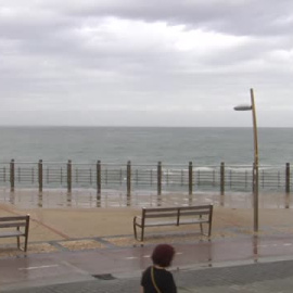 La borrasca trae lluvias, fuertes vientos y temperaturas inferiores a los 10 grados