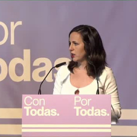 Irene Montero llama a la unidad del feminismo para avanzar en derechos y pide al PSOE que esté a la altura