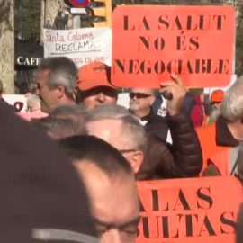 Manifestaciones en Málaga y Barcelona en defensa de las pensiones frente a la inflación