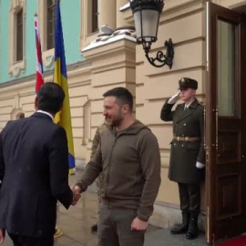 Sunak se reúne con Zelenski en Kiev para trasladarle el apoyo del Reino Unido