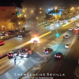 Un choque entre dos vehículos causado por un conductor borracho deja cuatro heridos en Sevilla