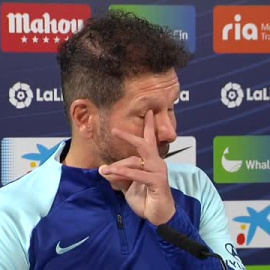 Simeone sobre las informaciones que colocan a Joao en el PSG: "Ojalá que pueda seguir estando con nosotros, lo necesitamos"
