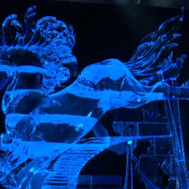 Torrejón acoge el primer Festival Internacional de Esculturas de Hielo