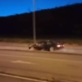 Carreras ilegales en un polígono de A Coruña