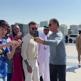 David Beckham desata pasiones en Doha 